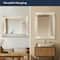 Head West 29" Brushed Nickel Frame Vanity Mirror